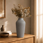 Runa – rillet vase, farvevariant