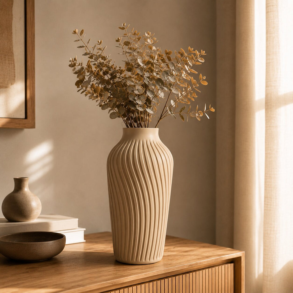 Runa – rillet vase, farvevariant