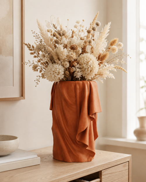Falda – draperet vase, miljøbillede
