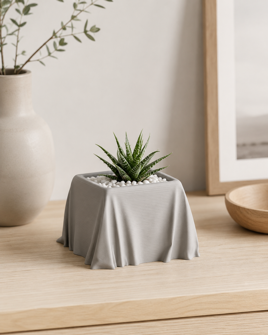 Silka – Draperet Plantepotte