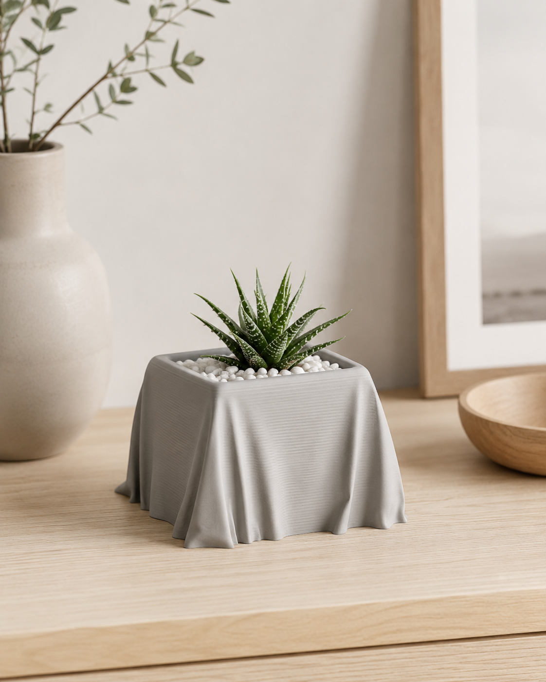 Silka – Draperet Plantepotte