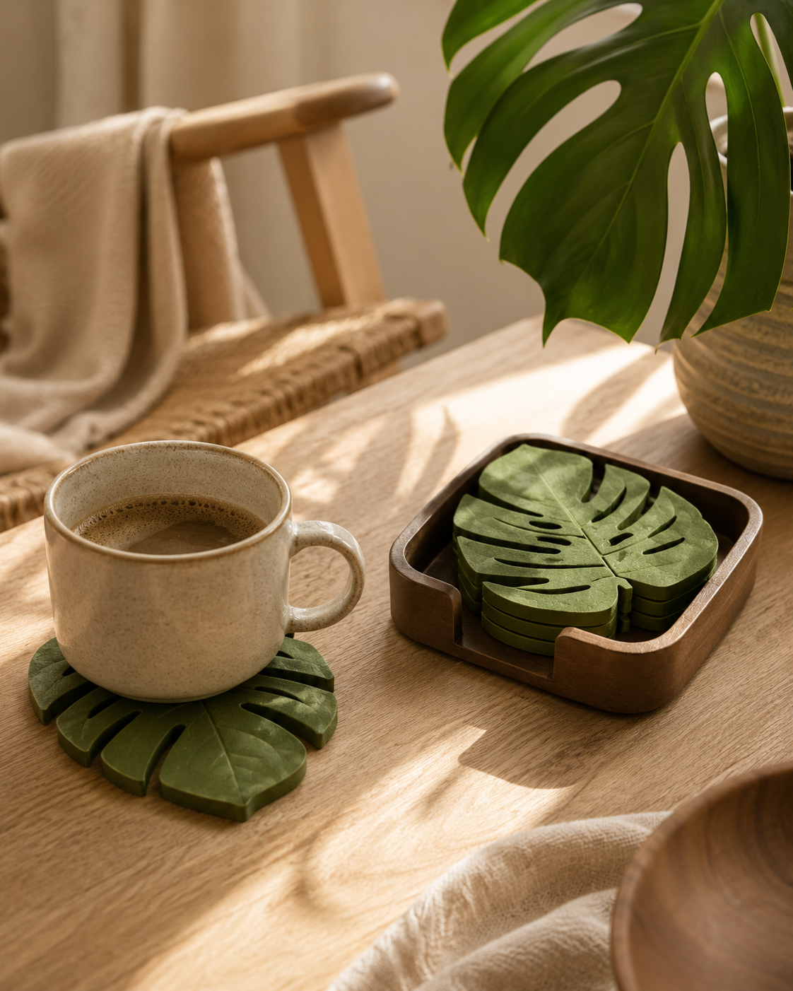 Monstera – Bordskåner med holder