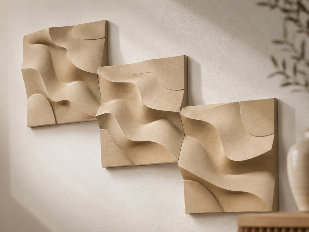 Sand – dekorative vægpaneler