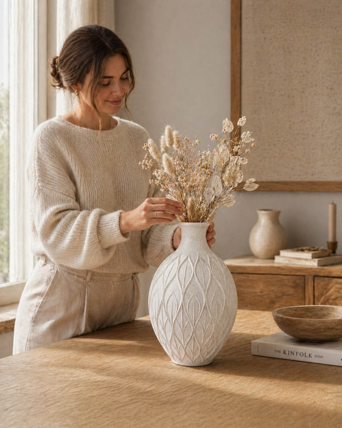 "Alva" - Oval Blade Vase