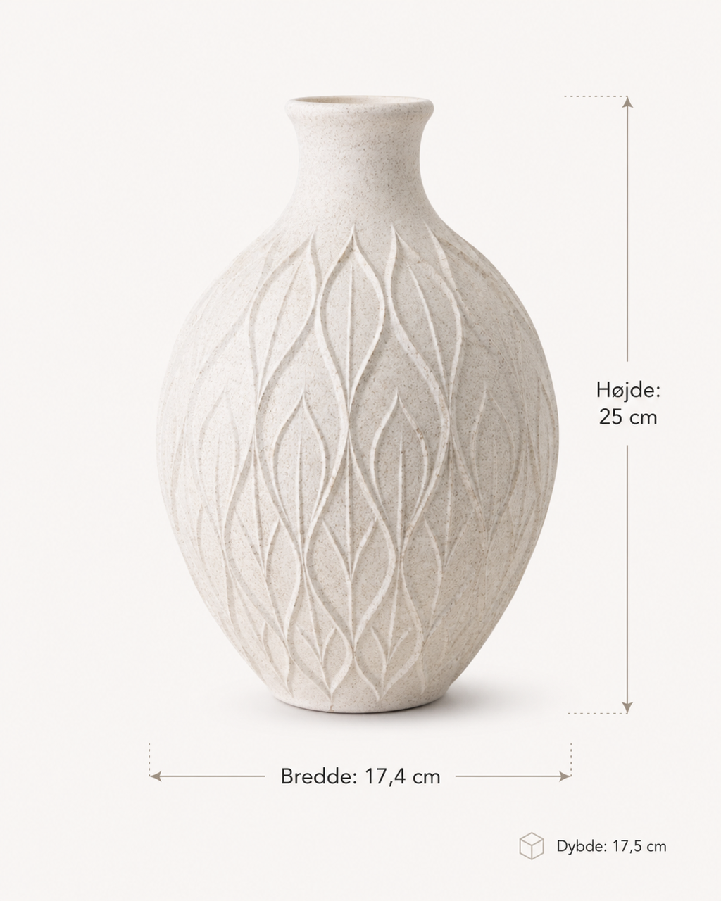 "Alva" - Oval Blade Vase