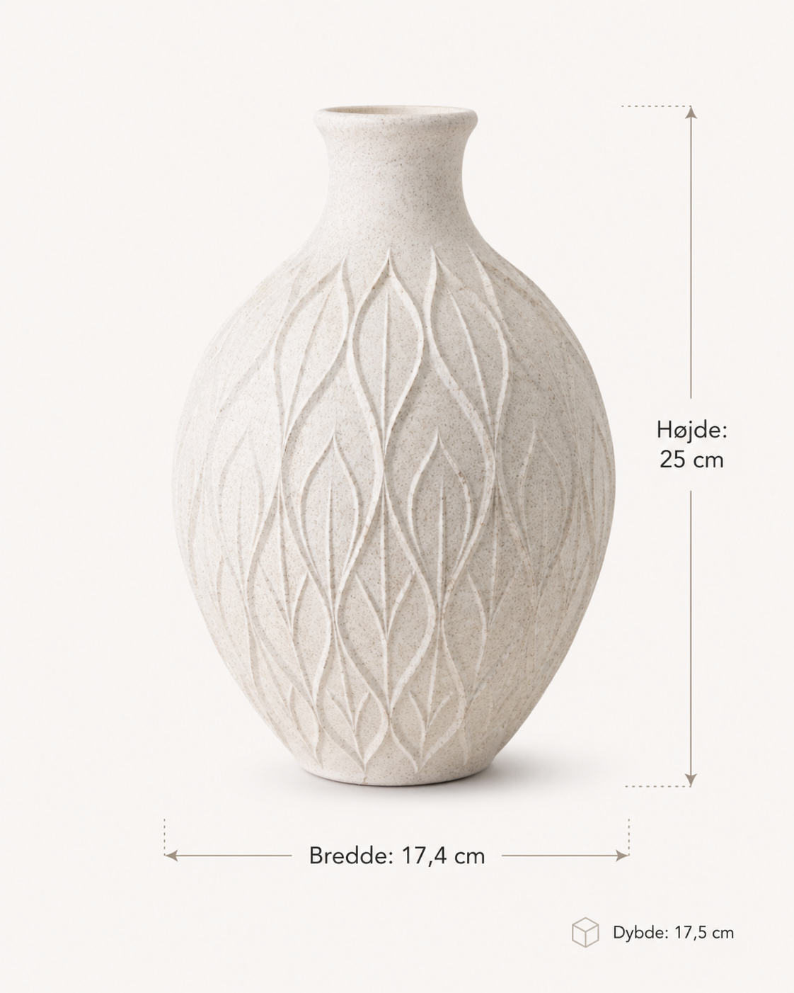 "Alva" - Oval Blade Vase