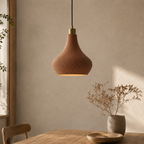 Dryp pendellampe i Copper Brown Metallic