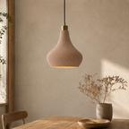 Dryp pendellampe i Latte Brown