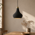 Dryp pendellampe i Midnight Black