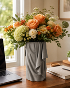 Falda - Draperet Vase - Ash Grey