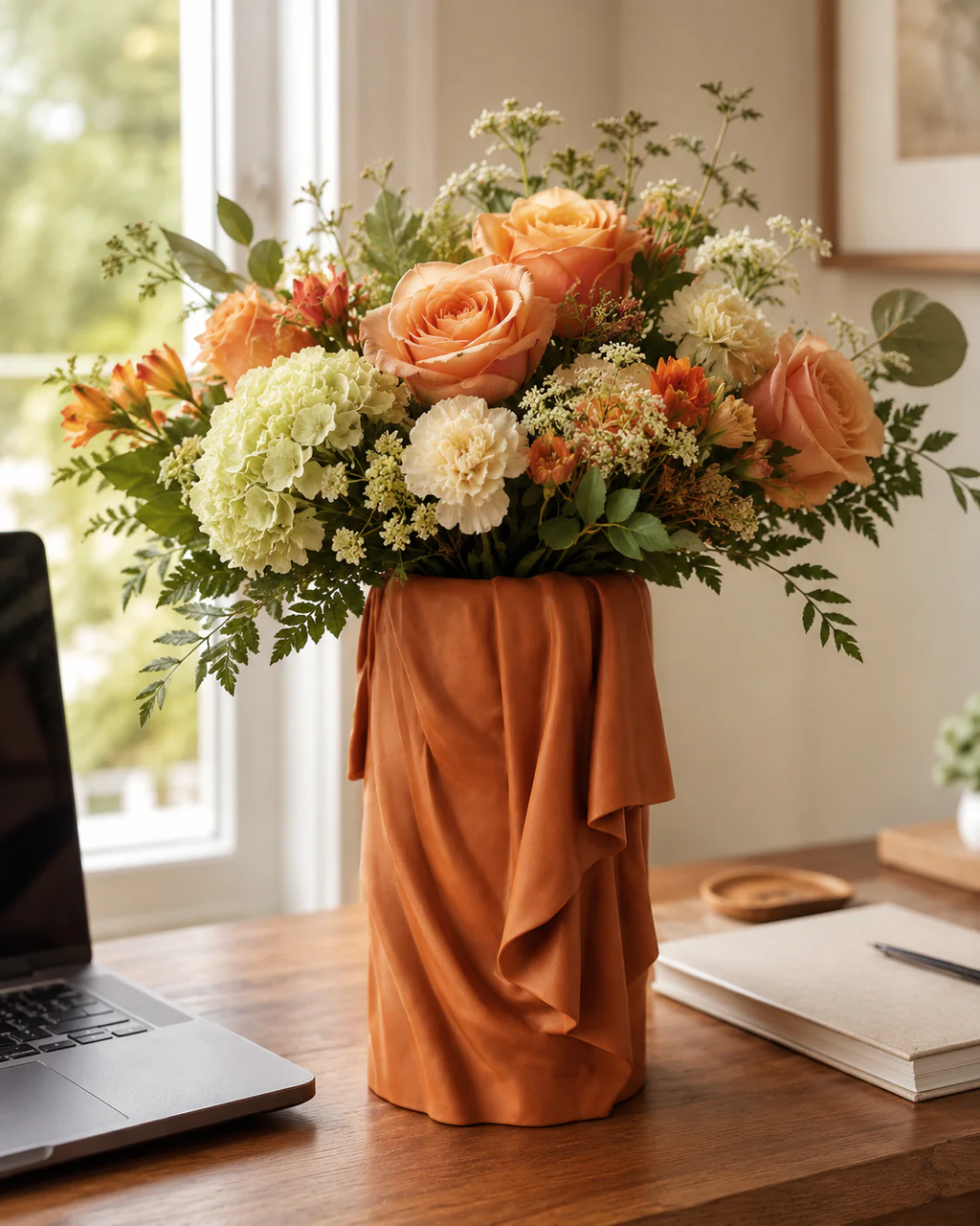 Falda - Draperet Vase - Orange