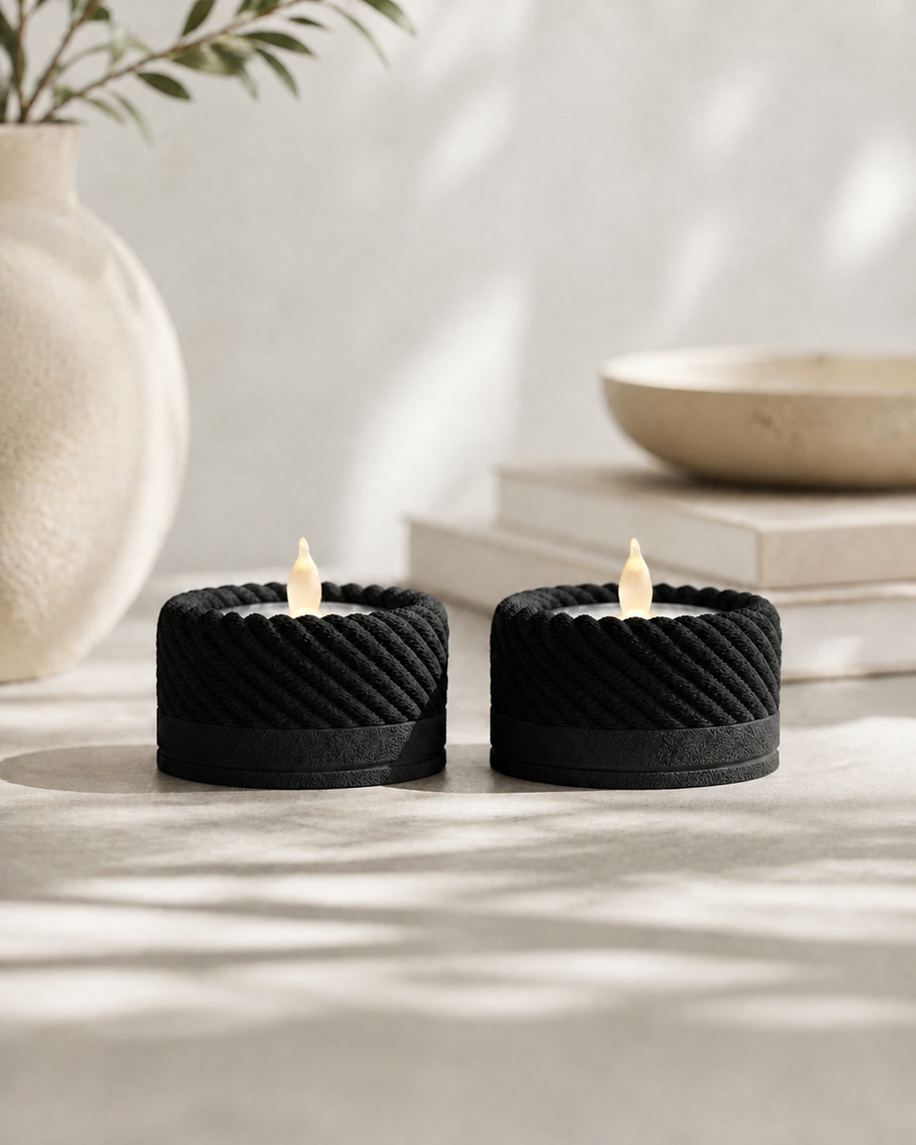 Fibre - Fyrfadsstage - Midnight Black