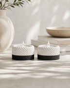 Fibre - Fyrfadsstage - White Marble