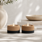 Fibre - Fyrfadsstage - Wood