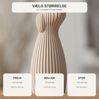 StÃ¸rrelsesguide til Freja hundestatuen