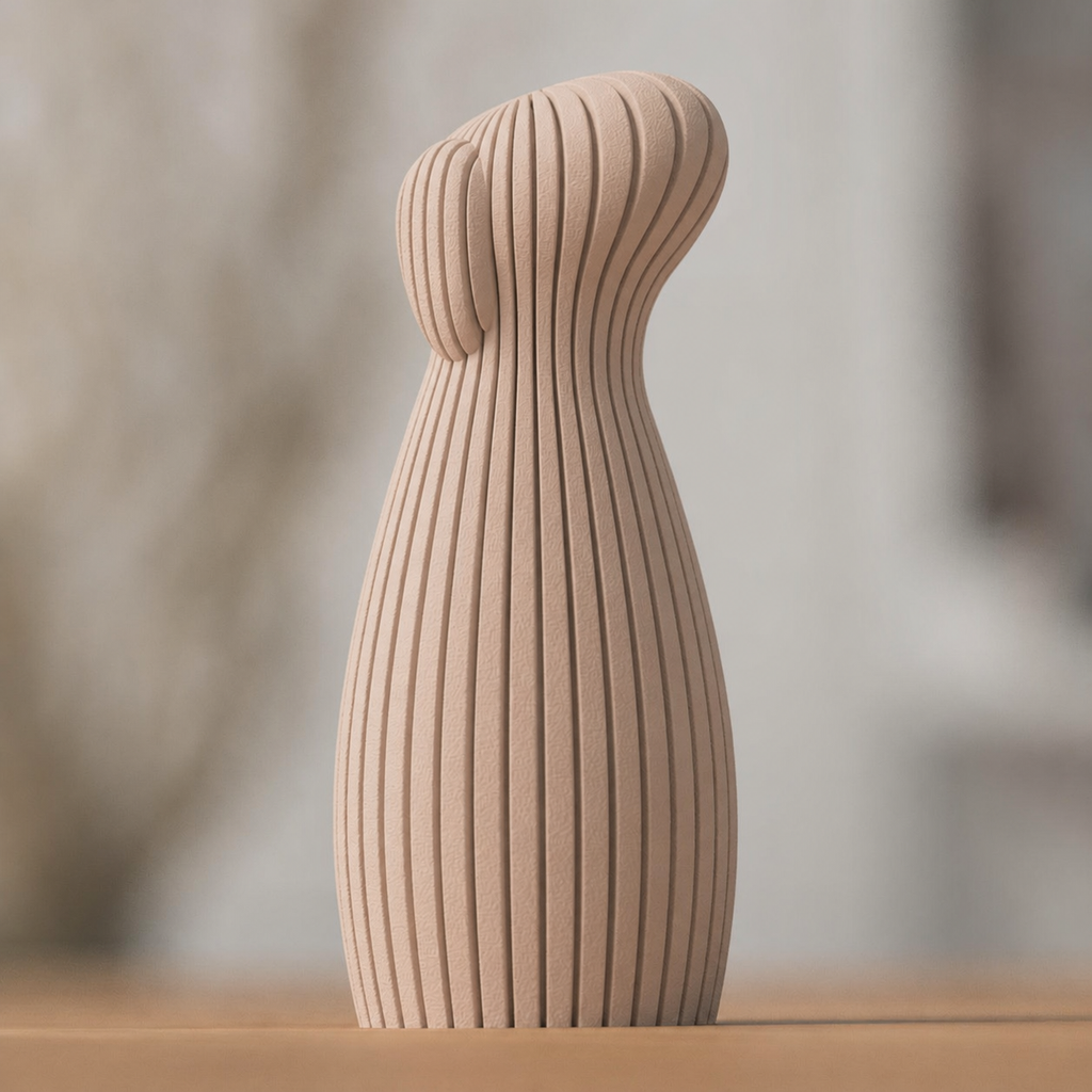 Freja - Hundestatue - Latte Brown
