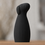 Freja - Hundestatue - Midnight Black