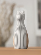 Freja kattestatue i Ivory white