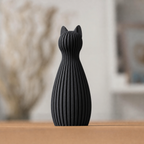 Freja - Kattestatue - Midnight Black