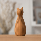Freja - Kattestatue - Wood