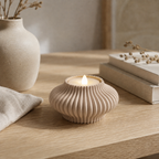 Glimt - LED fyrfadsstage - Latte Brown
