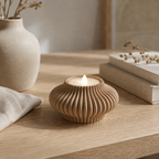 Glimt - LED fyrfadsstage - Wood