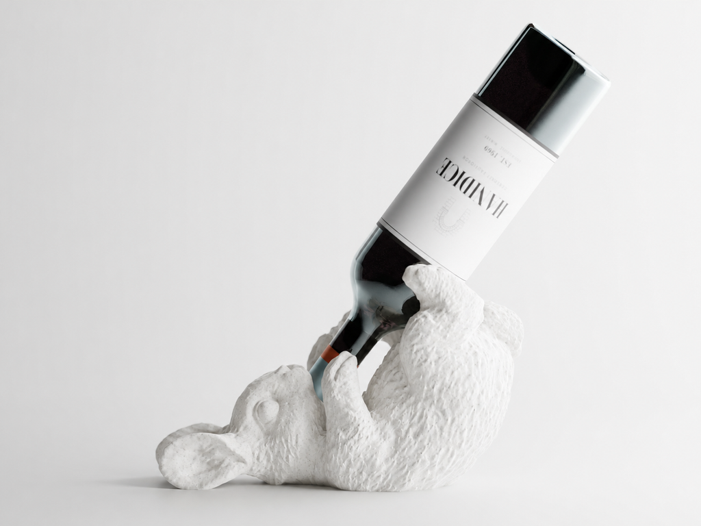 Hopla - Flaskeholder - White Marble