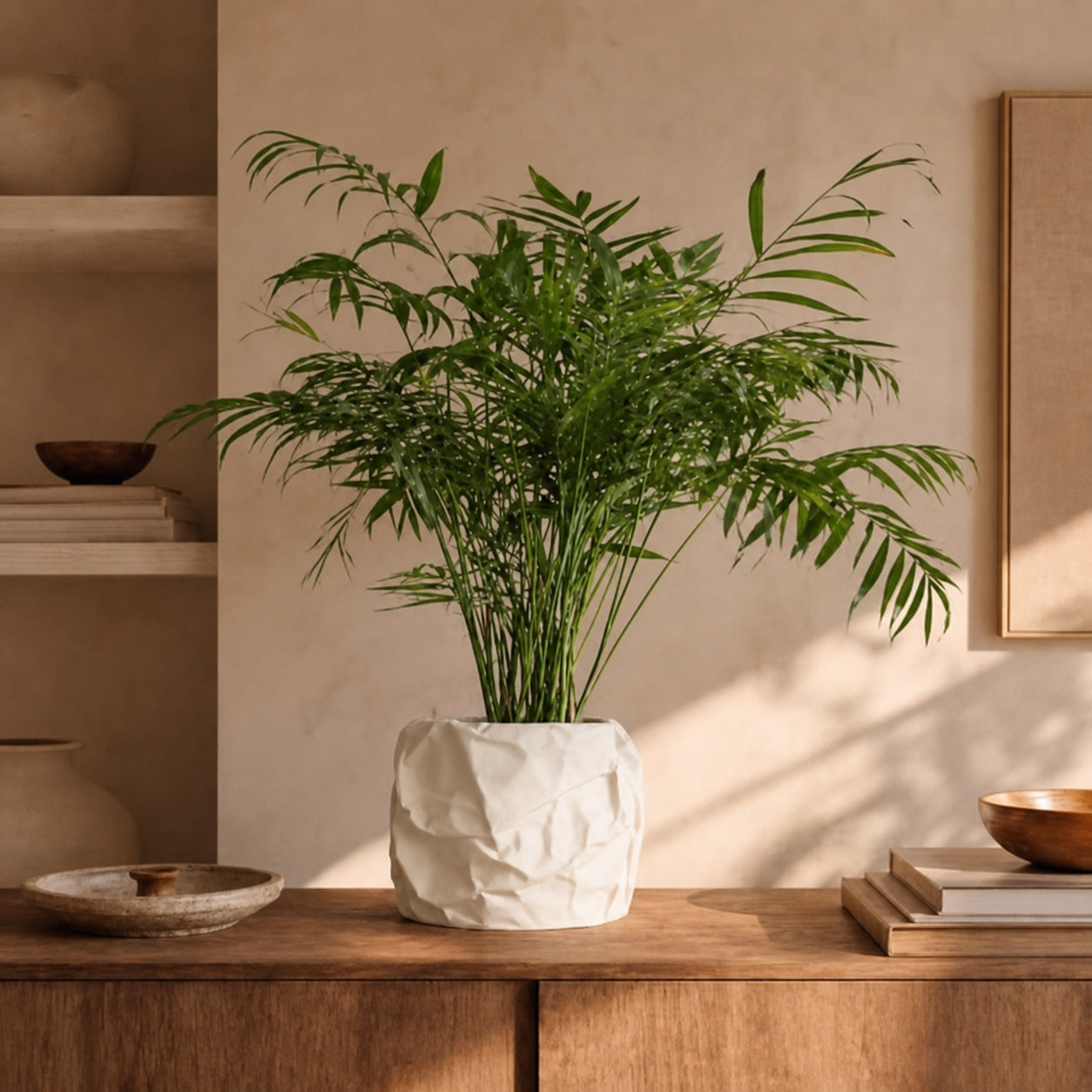 KrÃ¸lle plantepotte i Ivory white