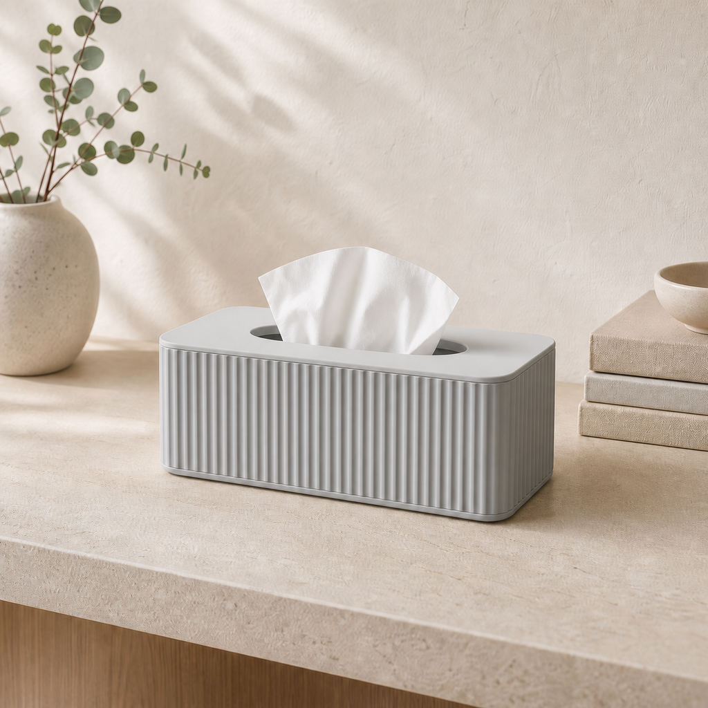 Lina - cover til tissueboks - Ash Grey