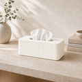 Lina - cover til tissueboks - Ivory white