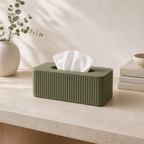 Lina - cover til tissueboks - Olive Green