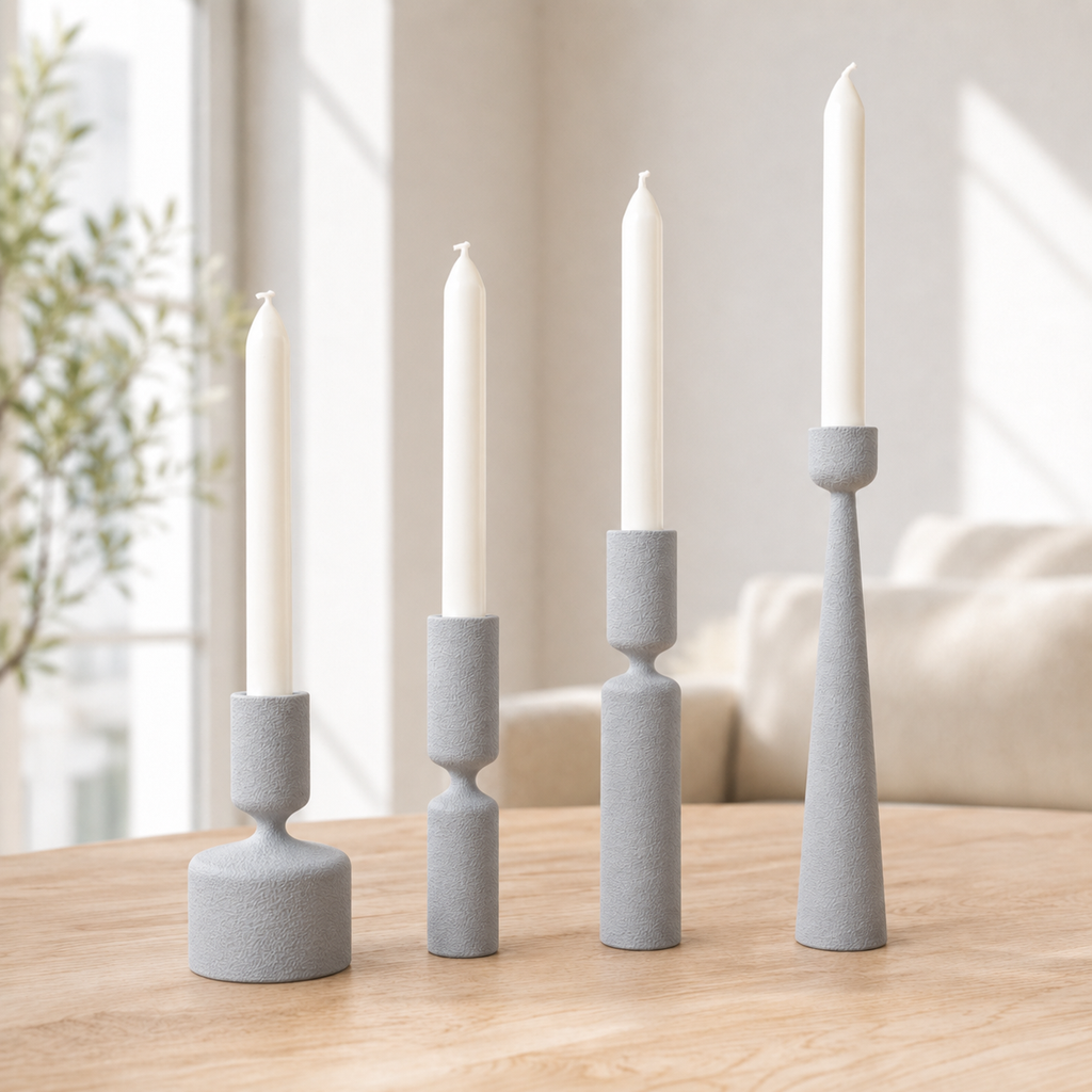 Lysna - Lysestager - Ash Grey