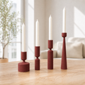 Lysna - Lysestager - Dark red