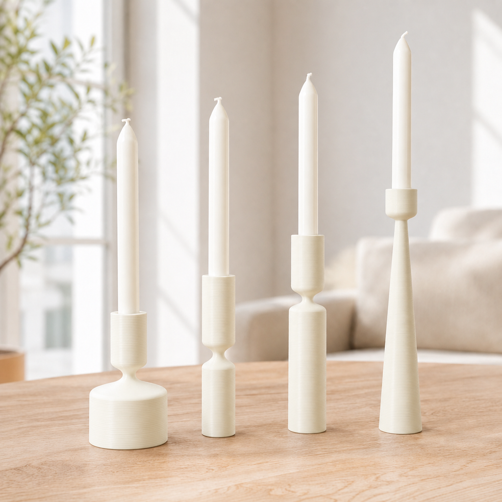 Lysna - Lysestager - Ivory white