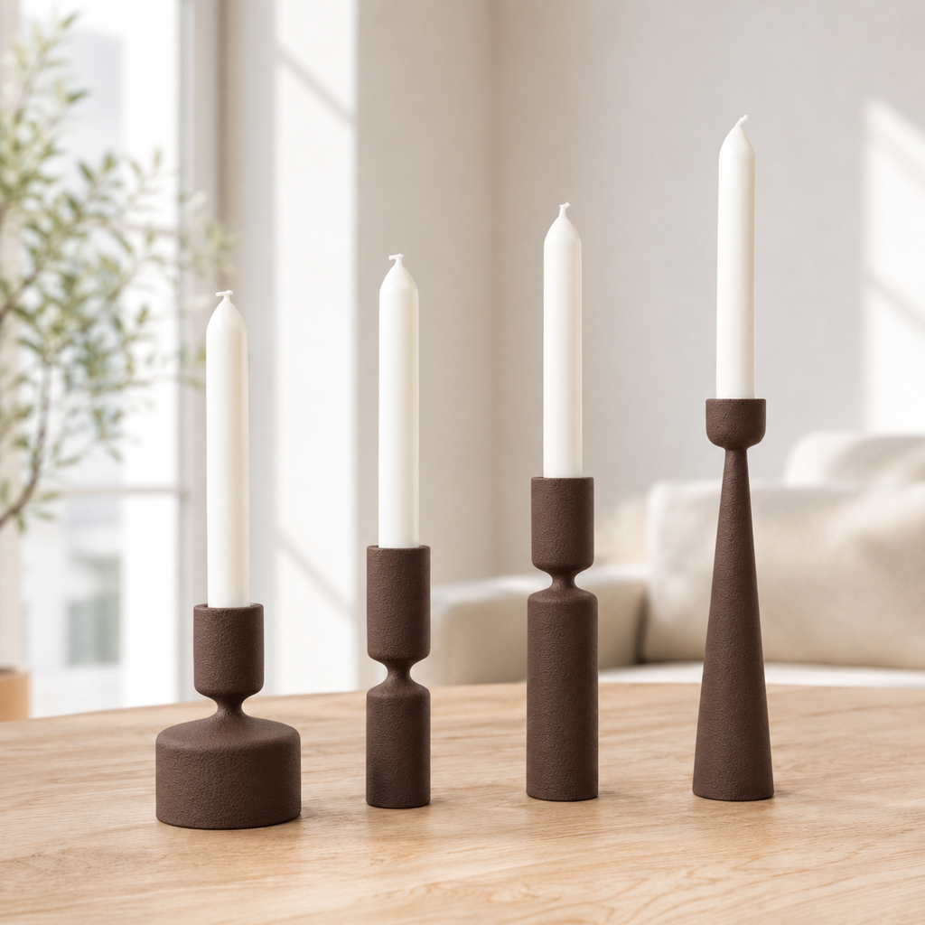 Lysna - Lysestager - Walnut Wood