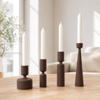 Lysna - Lysestager - Walnut Wood