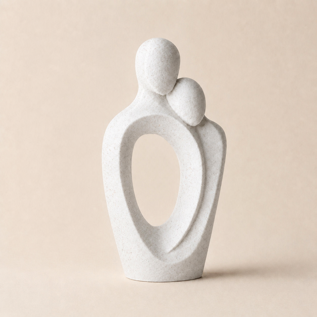 Nær - Skulptur i to - White Marble