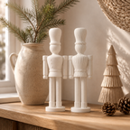 Nøddeknækker Dekoration - Ivory white