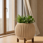 Nohr - Globe Planter - Desert Tan