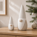 Nordbo - nordisk nisse med skjult opbevaring - Ivory white