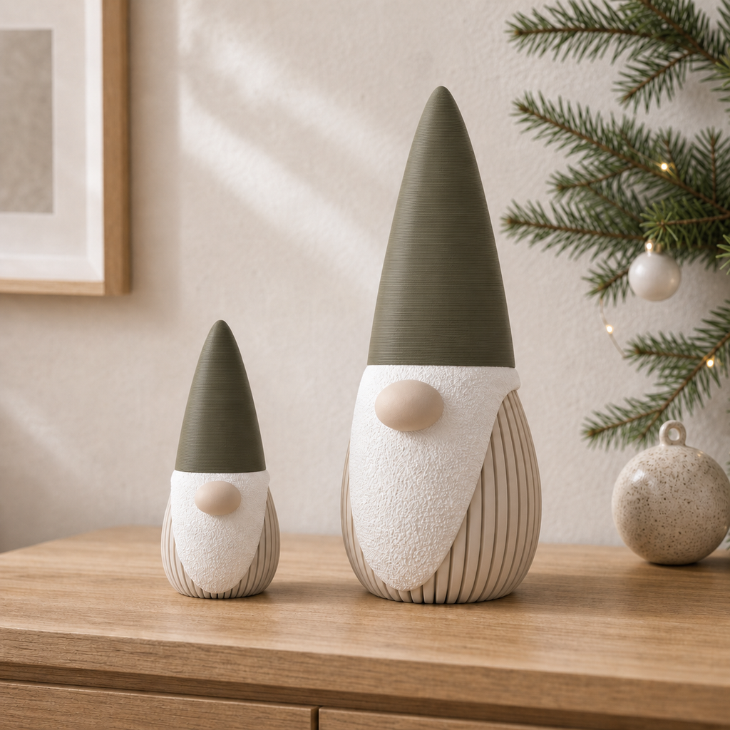 Nordbo - nordisk nisse med skjult opbevaring - Olive Green