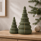 Nordlys - nordiske juletræer - Olive Green