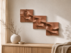 Sand - dekorative vægpaneler - Copper Brown Metallic