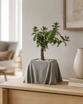 Silka - Draperet Plantepotte - Ash Grey