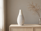Skala vase i White Marble med Ivory white top – miljøbillede 2
